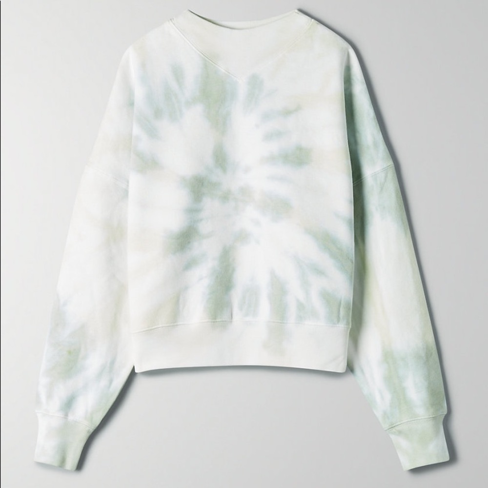 RARE 🦄 Wilfred Free | Katy Sweater in Mint TieDye